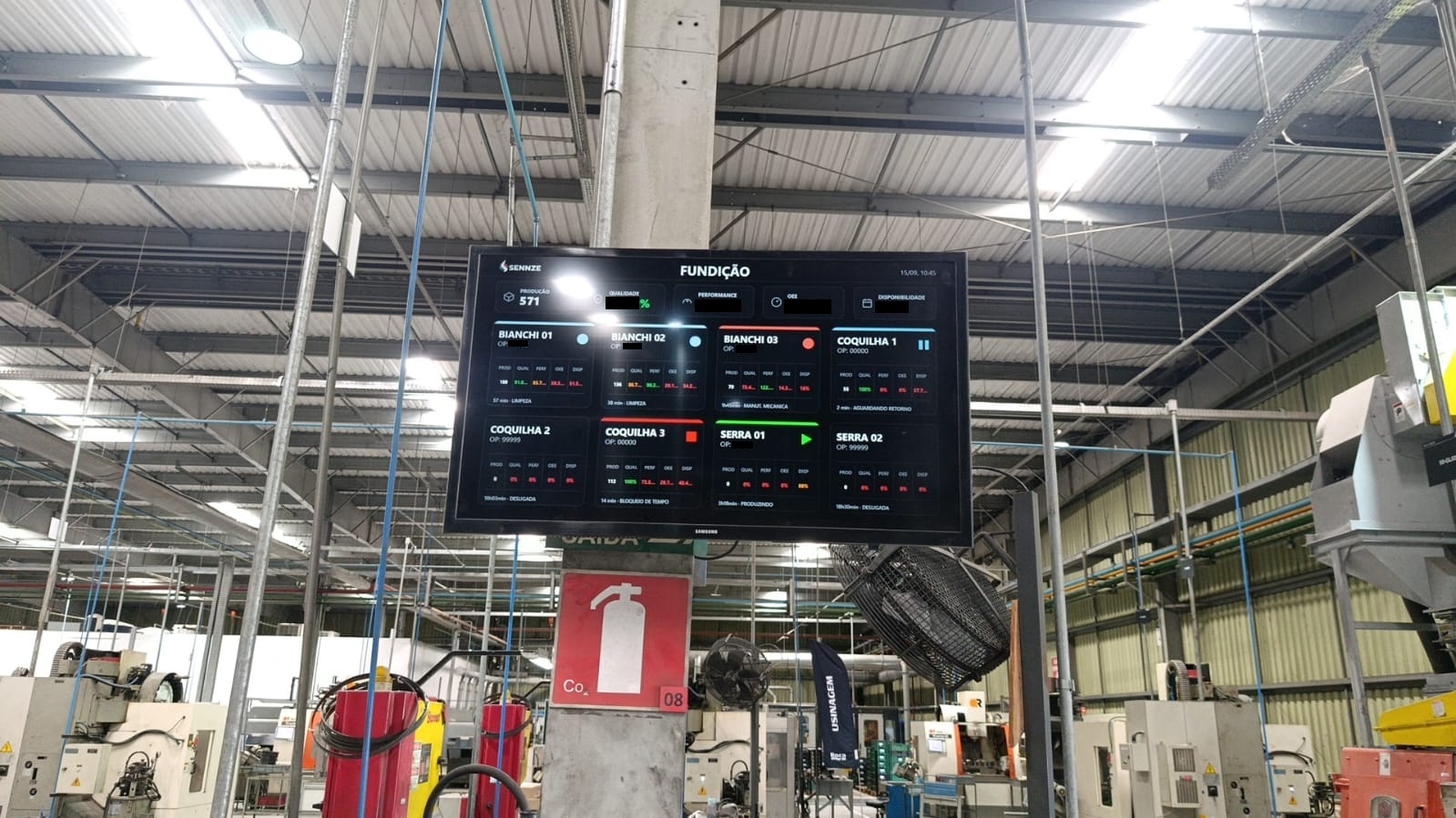 SENNZE panel on the shop floor